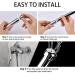 3 Heads Aluminum Shower Cleaner Douche System - Portable Enema Kit with 59" Hose for Effective Bathroom Hygiene - Buy Online on GoSupps.com