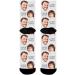 Personalized Photo Socks for Men & Women - Custom Aolun Black & Gray Socks - Perfect Couple Gift S/M Size - Buy Online on GoSupps.com