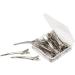 Beayuer 25 Pcs Duck Bill Hair Clips 3.5in Silver - Rustproof Metal Alligator Clips for Styling & Coloring | Salon Quality Sectioning Clips for Thick Hair - Buy Online on GoSupps.com