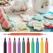Oikabio 10 Pieces Food Colour Pens Baking Edible Marker Pen Food Pen Tip Colouring Marker for DIY Cake Decoration Biscuits - Buy Online on GoSupps.com
