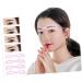 FRCOLOR 5sets Reusable Eyebrow Card Handheld Eyebrow Grooming Template For Women Girls Easy To Use Create Natural Thick Eyebrows Pink - Buy Online on GoSupps.com