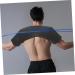 Breathable Double Shoulder Brace for Men - Black Shoulder Belt Protector | International Shipping Available - Buy Online on GoSupps.com