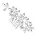minkissy Crystal Hair Accessories Hair Barrettes Hair Pin Hair Clip Tiara Rhinestone Bobby Pins Rhinestone Hair Comb for Bridal Hair Side Comb Hair Piece Rhinestones Wedding Miss