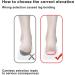 Correct Position Heel Lift Inserts - 1.4 Height Blue - for Heel Spurs, Plantar Fasciitis, Achilles Tendonitis - Buy Online on GoSupps.com