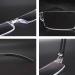 MMOWW 4 Pack Borderless Reading Glasses for Men & Women - Clear Rectangular Blue Light Blocking (Gray Black Purple Blue 2.5x) - Buy Online on GoSupps.com