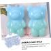 MAGICLULU Silicone Animals 2pcs Coaster Bear Mold Dessert Cake Adorable Pendants Crystal Baking Resin Earring DIY Cartoon Doll 11.5X6.3X2.4CM White - Buy Online on GoSupps.com