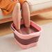 Fioerddtuie Foldable Foot Bath Bucket - Easy to Clean Portable Relaxation at Home & On-the-Go | Durable TPE Design - Buy Online on GoSupps.com