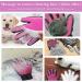 Premium Cat Gloves for Grooming & Care - Silicone Washing Gloves for Cats & Dogs - Fleece Care Brush - Set of 2 Pink - Buy Online on GoSupps.com