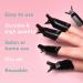 Mylee 10 PCs Soak Off Nail Clips Set Acrylic Nail Art Remover Plastic Reusable Gel Nail Polish Remover Clips For Home and Professional Salon Use on all Finger Types to Give a Pristine Finish - Buy Online on GoSupps.com