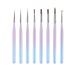3 Pieces Sets Nail Painting Pen Nails Art Brush Draw Line Pens for Drawing Dotting