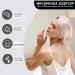 ZIMASILK 22 Momme 100% Mulberry Silk Sleep Cap - Light Plum/Pink | Silk Hair Wrap for Women | Elastic Stay On Head | Natural Hair Care Bonnet for Sleeping | One Size - Buy Online on GoSupps.com