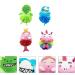 Kids Bath Sponge Set - 4 Cartoon Shower Sponges for Children | Soft & Fun Bathing Experience - Buy Online on GoSupps.com