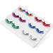 Halloween Lashes 6Pairs Rainbow Fake Eyelashes Reusable Makeup Costume Lashes Handmade False Eyelashes for Party Stage Cosmetics - Buy Online on GoSupps.com