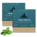 Remineralizing Mastic Gum Underbrush Remineralizing Gum Organic Mastic Mint Sugar-Sugar-Free Chewing Gum to Keeps Your Mouth Fresh-For Teeth & Gum Health (Mixed Pack) 9 count (Pack of 2)