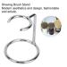 Buy Stainless Steel Shaving Brush Holder - Silver Stand for Beard & Razor | Ideal for Salon Home & Travel - Buy Online on GoSupps.com