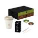 Nespresso Professionnel - Bundle CAFE A EMPORTER REUTILISABLE - 100 capsules caf s (50x Forte / 50x Leggero) - 25 Gobelets r utilisables - Sucres - M langeurs - Adapt aux professionnels