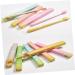 Frcolor 3ST Eco-Friendly Toothbrushes | Comfortable Sustainable Dental Brushes with Small Head & Surprise Colors - Perfect for International Shipping - Buy Online on GoSupps.com