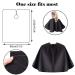 Solustrious Waterproof Hair Cutting Clasp Apron - Black Salon Edge for Hairdressers & Barbers | Perfect for Hair Coloring & Styling - Buy Online on GoSupps.com
