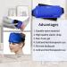 Adjustable Ice Pack Wrap for Injuries - 2 Reusable Hot Cold Packs for Surgery Recovery, Joint Pain, Muscle Soreness - Flexible Therapy for Knees, Back, Elbows, Wrists, Legs - 9'' x 4.3 - Buy Online on GoSupps.com
