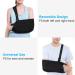 Arm Sling with Thumb Support | Adjustable Sports Medicine Sling for Dislocated Shoulder & Broken Arm Forearm Immobilizer with Mesh Pockets - Buy Online on GoSupps.com