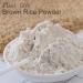 100% Pure Brown Rice Flour 100g/3.52oz farine de riz brun pour smoothies shakes p tisseries et boissons - Buy Online on GoSupps.com