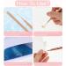 Nail Art Liner Brushes 7/9/11/15/25mm Super Fine Nail Art Long Striper Pen Set for Thin Lines Tiny Details Fine Drawing Delicate Coloring Elongated Lines(Gold) Glod - Buy Online on GoSupps.com