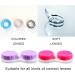 Aoutrow 16 Pack Mini Contact Lens Case Set - Colorful Bulk Holder Container - Buy Online on GoSupps.com