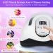 Timpou 280W Professional Nail Lamp | Fast Drying LED+UV Dual Light Source with 66 Lamp Beads and Timer Function - Buy Online on GoSupps.com