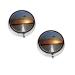 (Airport) Round Pill Box 3 Compartment Pill Box Mini Decorative Pocket Purse Portable Travel Medicine Tablet Vitamin Holder Organizer Pill Case