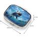 Ocean Fish Printing Pill Case - 2 Compartment Cute Travel Pill Box Organizer for Pocket & Purse - Perfect Travel Gift - Buy Online on GoSupps.com