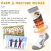 Kids Merino Wool Ski Socks (2 Pairs) - Red X-Small | Winter Thermal Socks for Boys Girls 3-16 Years - Buy Online on GoSupps.com