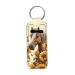 Suobstales Horse Sunflower Butterfly Print Chapstick Holder Keychain Neoprene Lip Balm Holder Lipstick Sleeve Pouch Lip Balm Portable Pocket Lip Gloss Tube Holder Travel Accessories
