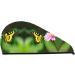 Spring Floral Butterfly Coral Velvet Dry Hair Cap Unisex Towel Wrap for Bathroom Pool Party & Beach Perfect Water Absorbent Hair Accessory - Buy Online on GoSupps.com