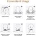 Collapsible Neck Brace 360 Rotation Adjustment Best Cervical Collar Folding Design Easy to Carry Cervical Collar for Men Simpler and More Beautiful - Buy Online on GoSupps.com