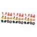 FRCOLOR 3 Sets of 6 Knitted Duckbill Hair Clips Hair Clips Hair Clip for Girls Dart Disc Children's Hair Pin Hair Clip Tiara Headdress for Children Hair Clips Frog