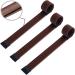 3 Pcs Fast Bun Maker - Easy Snap Doughnut Styling for Girls & Women (Brown) - Buy Online on GoSupps.com