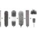LIPINGJING0201 Spider Web Brush Extendable Duster with Hand Slotted Brush Telescopic Stainless Steel Dusters Kit for Cleaning Cobwebs on High Ceiling Fans The Grey 7-piece Set - Buy Online on GoSupps.com