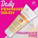 vH Essentials Daily Feminine Wash | Fragrance Free Hypoallergenic Tea Tree Oil & Prebiotic for pH Balance & Vaginal Health - 6 Fl Oz - Buy Online on GoSupps.com