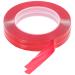 NUOBESTY 8 Rolls Transparent Double-sided Tape Picture Tapes Nails Tapes Manicure Tape Rug Tape Nail Display Holder Nail Displaying Tapes Red Nail Supplies No Substrate Acrylic Double Sided