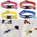 Energetic Adjustable Reflective Pet Collar Safety Release Buckle with Bell for Dog Cat (Yellow) - Buy Online on GoSupps.com