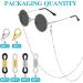 BIAHOTUR Eyeglass Chain Ends  Eyeglass Chain Connector  200 Pieces Adjustable Spring Rubber Ends Connectors  100 Lobster Clasp for Glasses Strap  Glasses Holder  Sunglasses strap  Face mask Connector - Buy Online on GoSupps.com