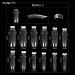 Kads Full Cover False Nails - Clear Acrylic UV Gel Tips (120pcs) with Size Guide | Perfect for Nail Art & Extensions - Buy Online on GoSupps.com