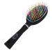 Detangling Hairbrush Premium Detangler Brush Removes Knots and Tangles - All Hair Types Including Hair Extensions - Best Brush/Comb for Women Girls Men & Boys - Use in Wet and Dry Hair Oval Rainbow