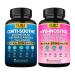 WGYPEU Cortisol & Myo-Inositol Supplement Bundle, Stress Support & Metabolic Health, 60 & 90 Veggie Capsules with Cortisol, Myo-Inositol, Collagen & Extra Strength Ingredients