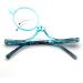 MMOWW Makeup Reading Glasses Blue 1.5x - Flip-Down Single Lens Rotating Glasses for Women | Magnifying Makeup Glasses - Buy Online on GoSupps.com