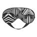 Black and White Geometric Lines Eye mask Soft Elastic and Adjustable Nighttime Comfort Sleeping mask Suitable for Both Men and Women