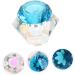 POPETPOP 2 Pcs Nail Art Crystal Cup Glass Tumbler with Lid Glass Nail Dish Liquid Powder Dappen Dish Crystal Dappen Dish Liquid Containers Dish Cover White Crystal 5.5x5.5cmx2pcs Bluex2pcs - Buy Online on GoSupps.com