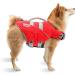 Zooland Dog Life Jacket - Adjustable Durable & Reflective Buoyancy Vest for Small Medium & Large Dogs - Red M - Buy Online on GoSupps.com