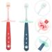 Gleavi Baby Toothbrush Set - 10 Silicone Toothbrushes & Training Cups for Infants 6 Months+ | Travel-Friendly Oral Care Accessories - Buy Online on GoSupps.com