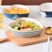 Ceramic Ramen Bowl Fruit Salad Ceramic Bowl Heterosexual Kitchen Tableware Breakfast Heart Shaped Cereal Bowl Suitable for Fruit Ramen Bowl (Color : A Size : 18.7 * 5.5cm) 18.7*5.5cm A - Buy Online on GoSupps.com